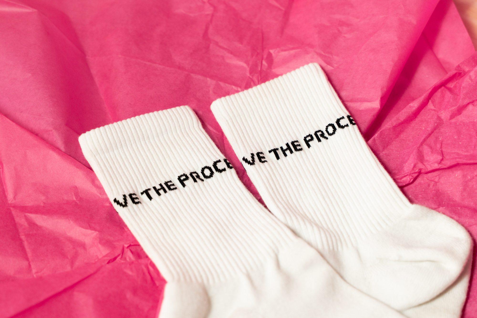 Live The Process Raw Cotton Sports Socks